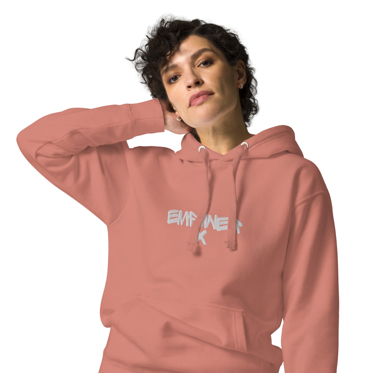 Dusty Rose Women's Empower X First Edition Series Embroidered Hoodie